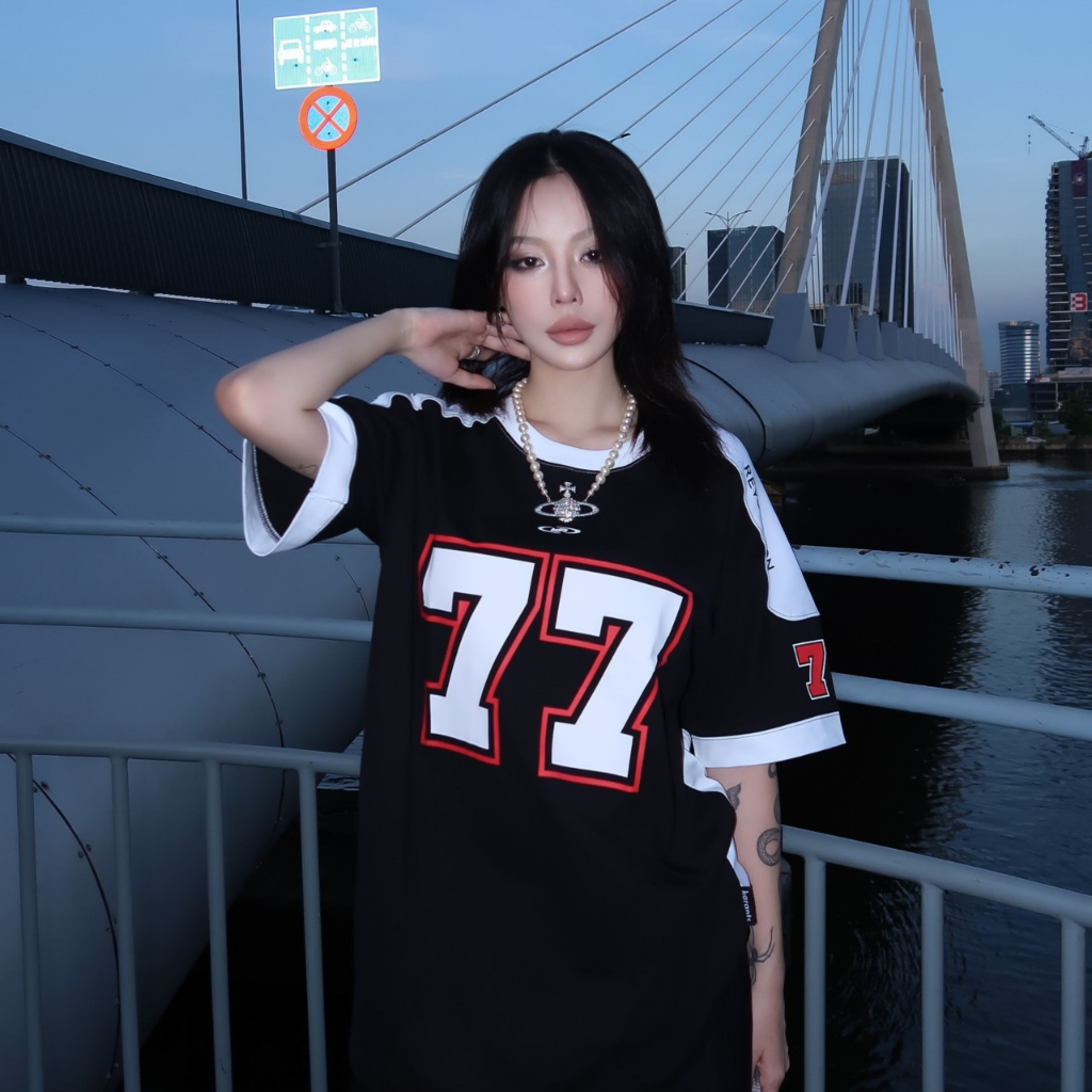 [Mã FATREND2810 giảm đến 30k tối đa 99k] Áo Thun Phối Bóng Rổ Karants Local Brand Streetwear Form Oversize - KR58