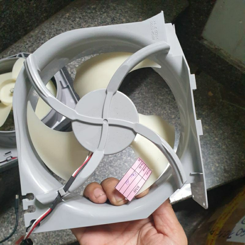 Quạt Samsung lắp tủ lạnh, chạy 12v ~ 18v chế quạt pin, quạt mát, hút mùi...