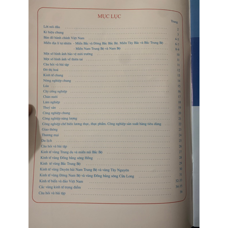 Sách -Tập Bản Đồ Địa Lí 12