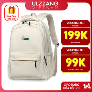 Balo đi học thời trang nam nữ trơn siêu nhẹ, cặp đi học phong cách Hàn Quốc trẻ trung