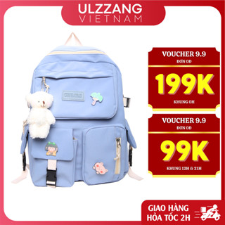 Balo nữ đi học dễ thương làm cặp sách, túi xách thời trang Ulzzang Hàn Quốc