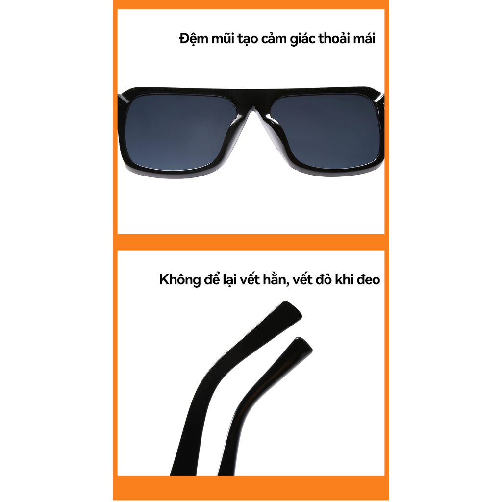 Mắt kính thời trang cao cấp ROYCE hot trend chống nắng, chống tia UV400, 2249