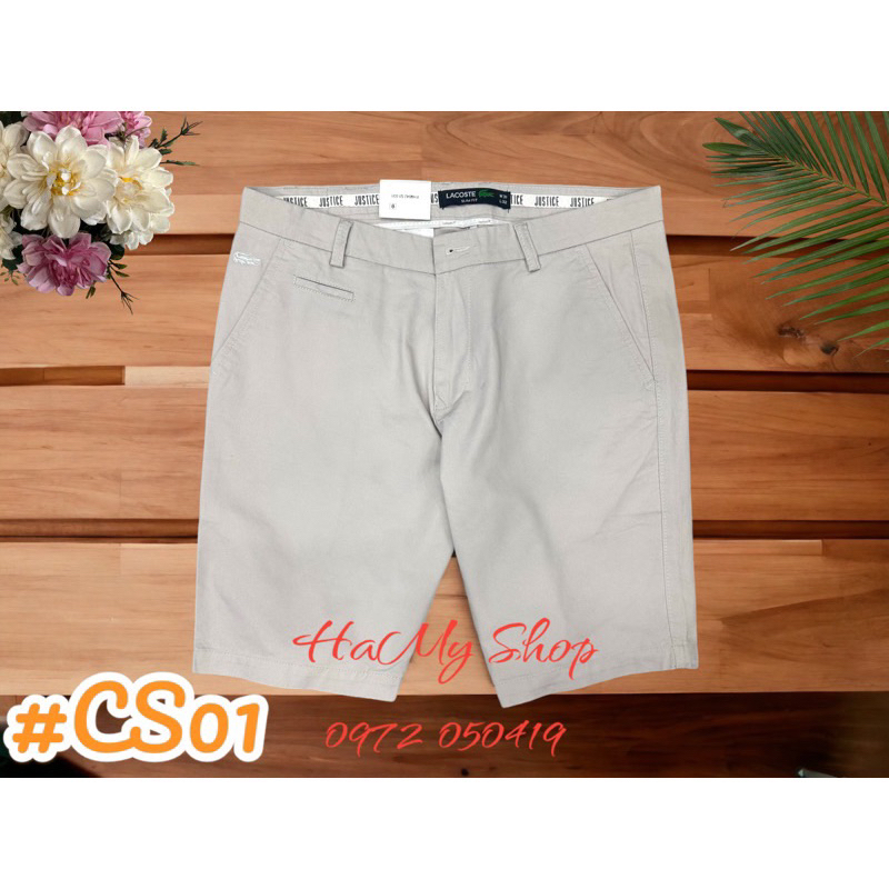 HOT BIG SIZE_Quần Short  Nam LACOSTE Cao cấp _ Hàng VNXK