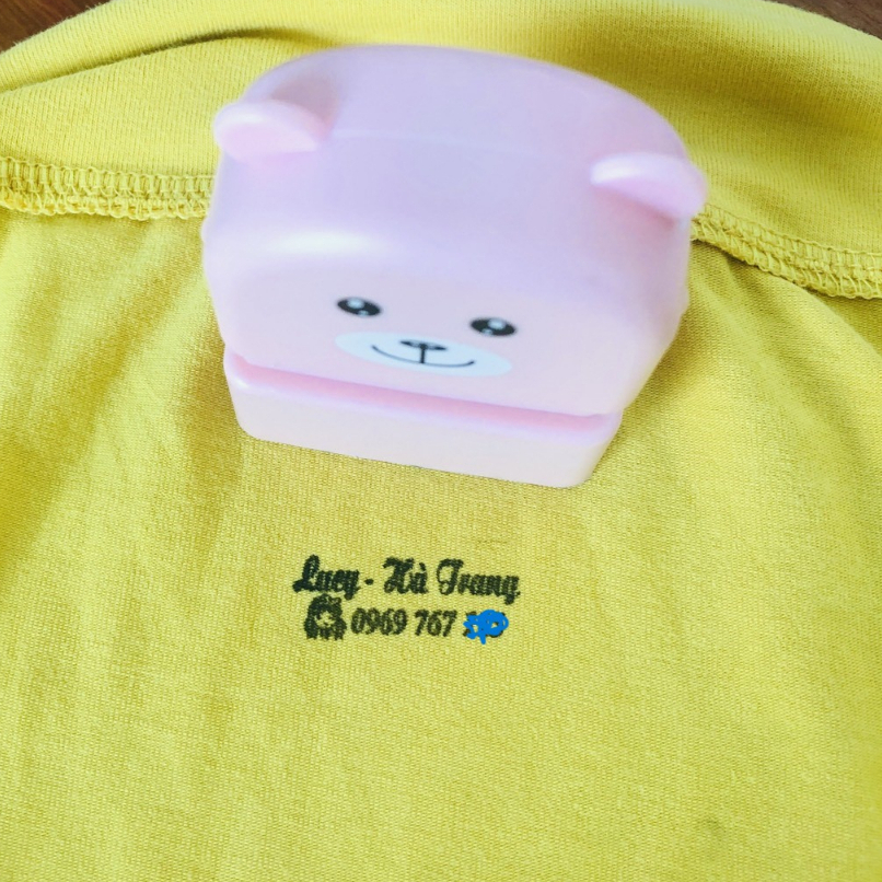 Con Dấu In Tên Bé Lên Quần Áo, Mũ, Tất, Vớ