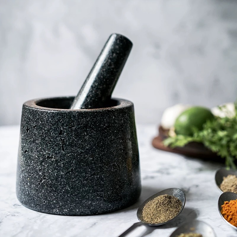 Cối đá mài GRANITE Bắc Âu cao cấp | GRANITE Stone Mortar