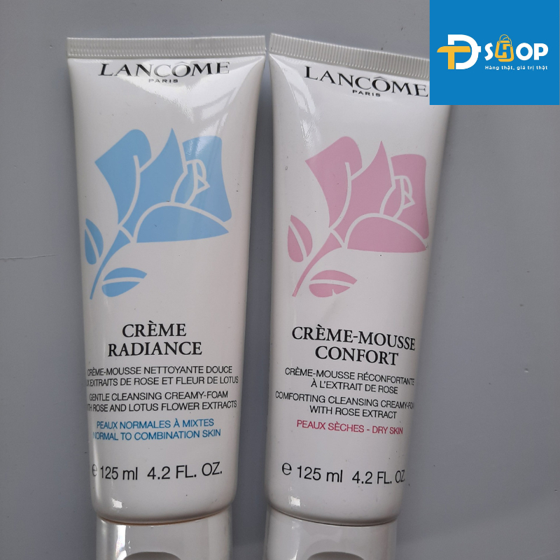 Sữa Rửa Mặt Lancôme Crème Radiance & Mousse Confort 125ml