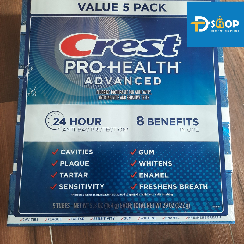 Kem đánh răng Crest Pro-Health Advanced Whitening