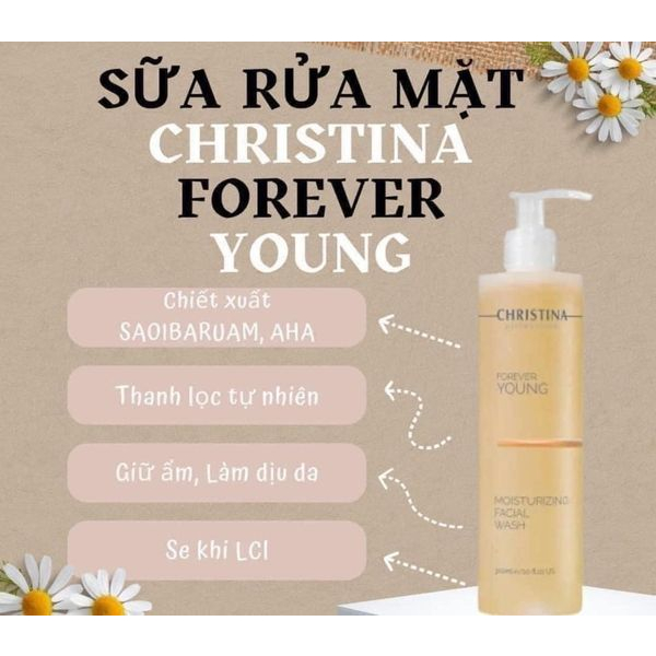 SỮA RỬA MẶT CHRISTINA FOREVER YOUNG 300ML