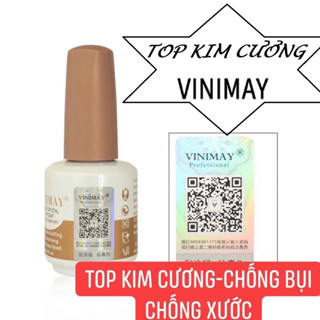 Top bóng kim cương Vinimay 15ml - Top coat mới chống nước bền hơn 35 ngày