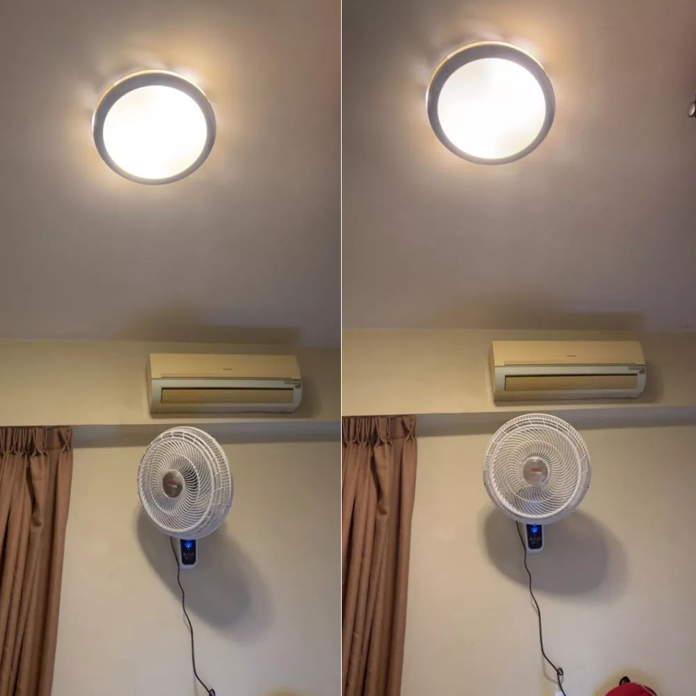 Quạt treo tường có điều khiển từ xa Tefal Turbo Silence VH677990/VH657690  công suất 80W/55W  - bảo hành 2 năm