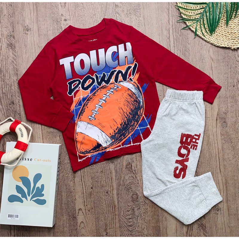 Bộ cotton bé trai hãnh Osh siêu đẹp cho bé trai từ 4-14y