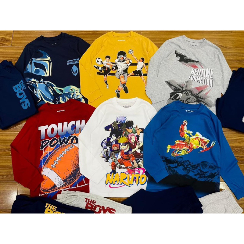 Bộ cotton bé trai hãnh Osh siêu đẹp cho bé trai từ 4-14y