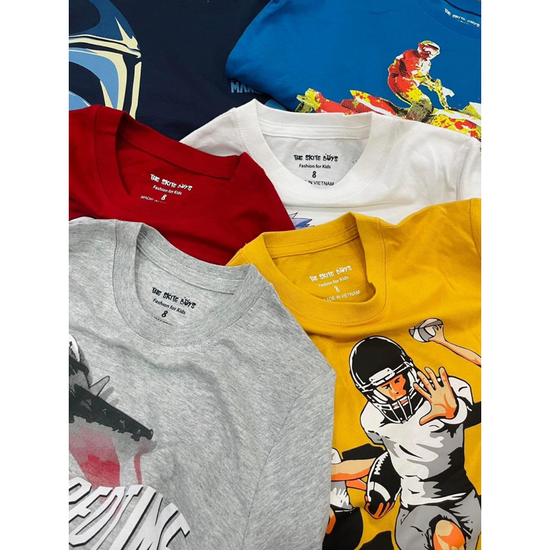 Bộ cotton bé trai hãnh Osh siêu đẹp cho bé trai từ 4-14y