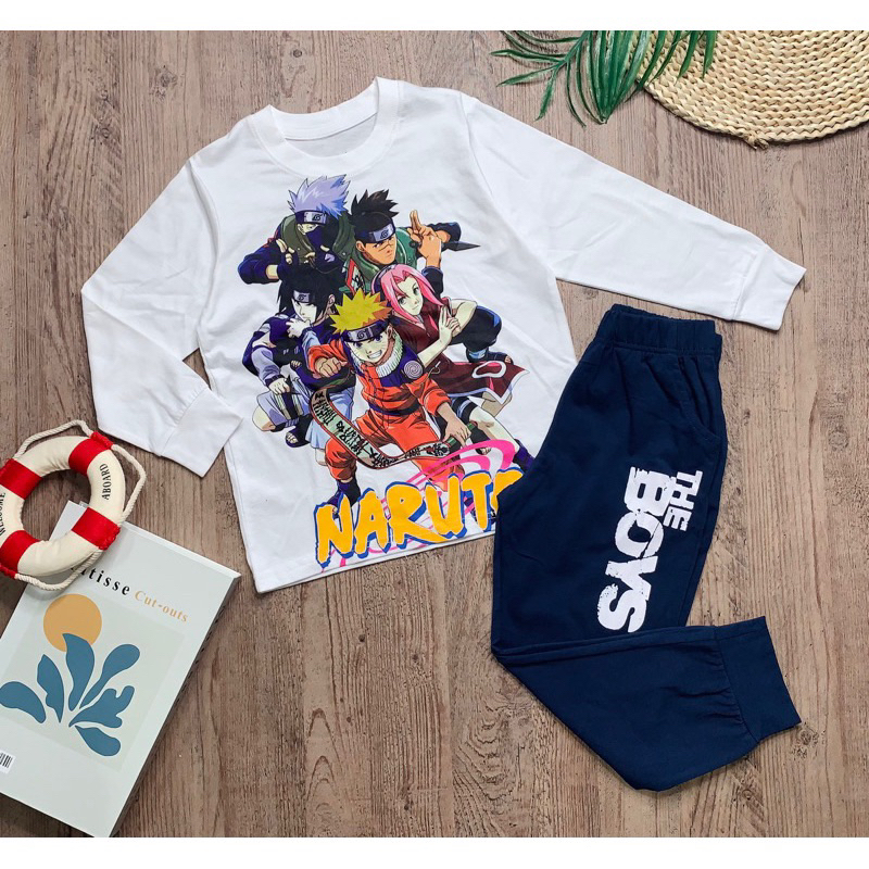 Bộ cotton bé trai hãnh Osh siêu đẹp cho bé trai từ 4-14y