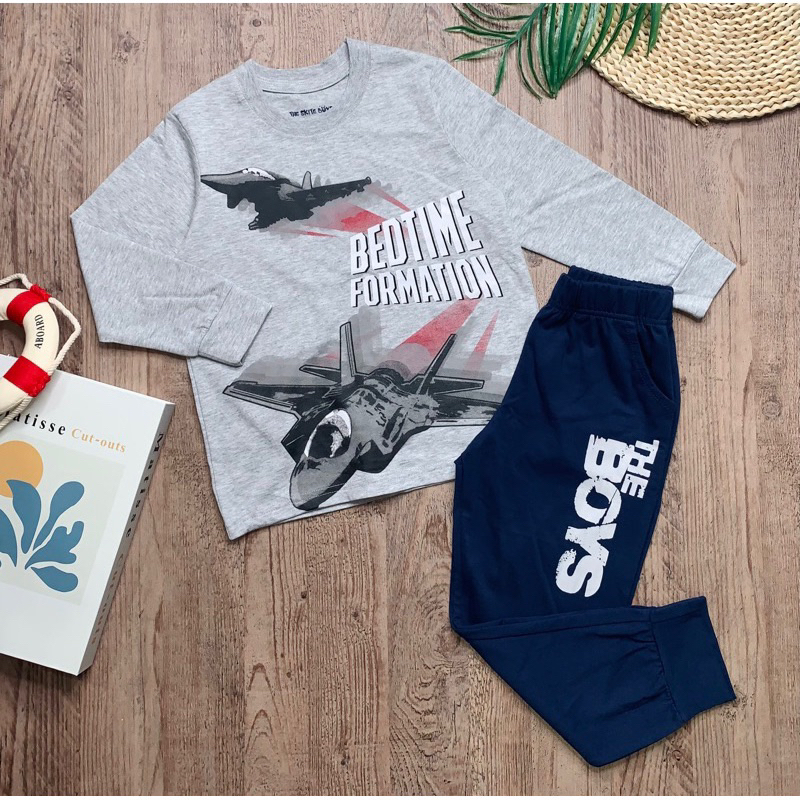 Bộ cotton bé trai hãnh Osh siêu đẹp cho bé trai từ 4-14y