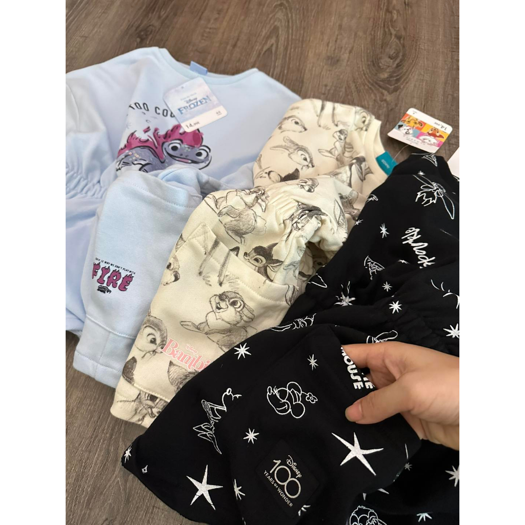 Váy nỉ chun eo kèm túi 2 bên bé gái