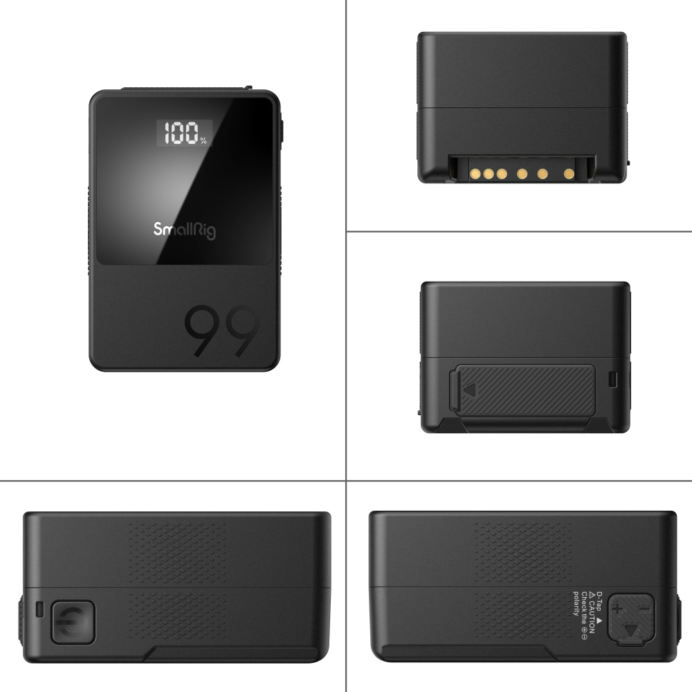 SmallRig 3580 VB99 99Wh Mini V Mount Battery - Hỗ Trợ Sạc Nhanh 65W - Hành Chính Hãng/Bảo Hành 12 Tháng