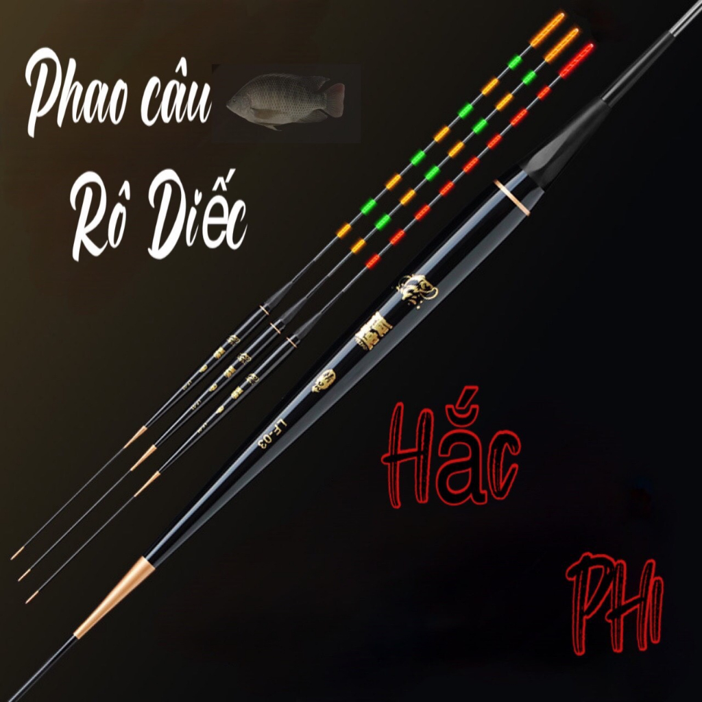 PHAO ĐIỆN CÂU CÁ  RÔ DIẾC CHẤT LIỆU NANO -  ĐỔI MÀU VÀ KHÔNG ĐỔI MÀU CAO CẤP HẮC PHI - TÍN HIỆU SIÊU