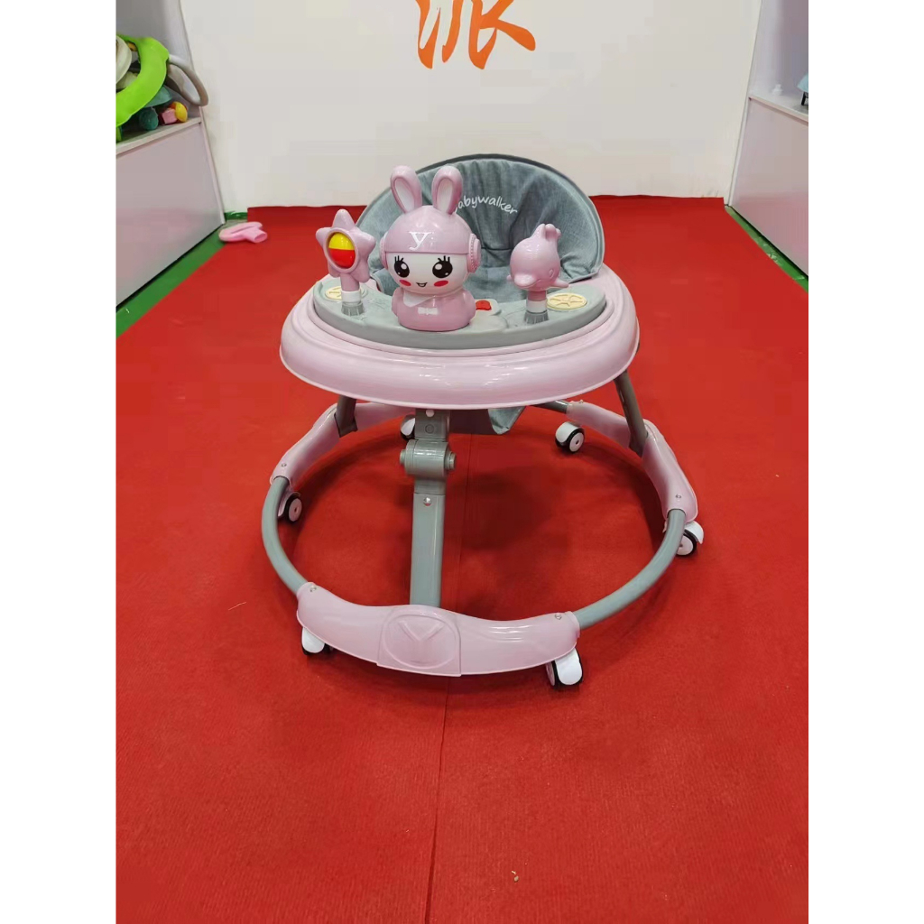 Xe tròn tập đi kết hợp bàn ăn dặm cao cấp cho bé có nhạc và đèn