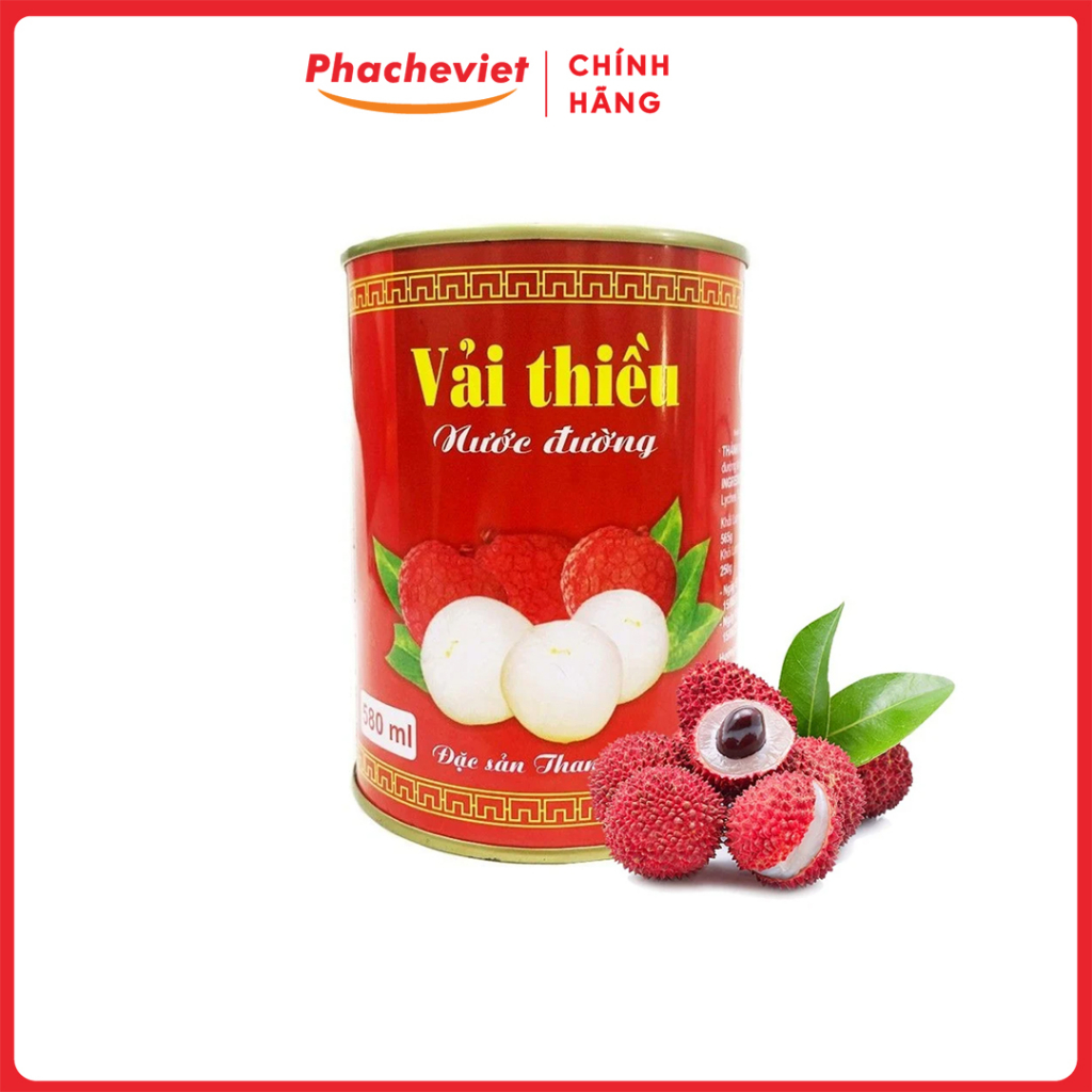 Vải Ngâm Nước Đường Đủ Loại 560G