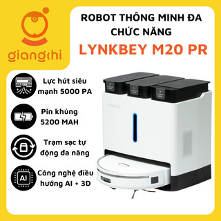 Robot hút bụi lau nhà tự giặt giẻ sấy khô toàn năng M20 Pro bản quốc tế – Linkbey