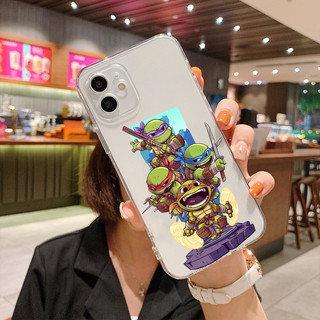 Ốp lưng iphone ốp chống bẩn bộ 4 Ninja rùa cực ngầu ip 7plus 8plus x xsmax 11 12 13 14 pro max plus uh306