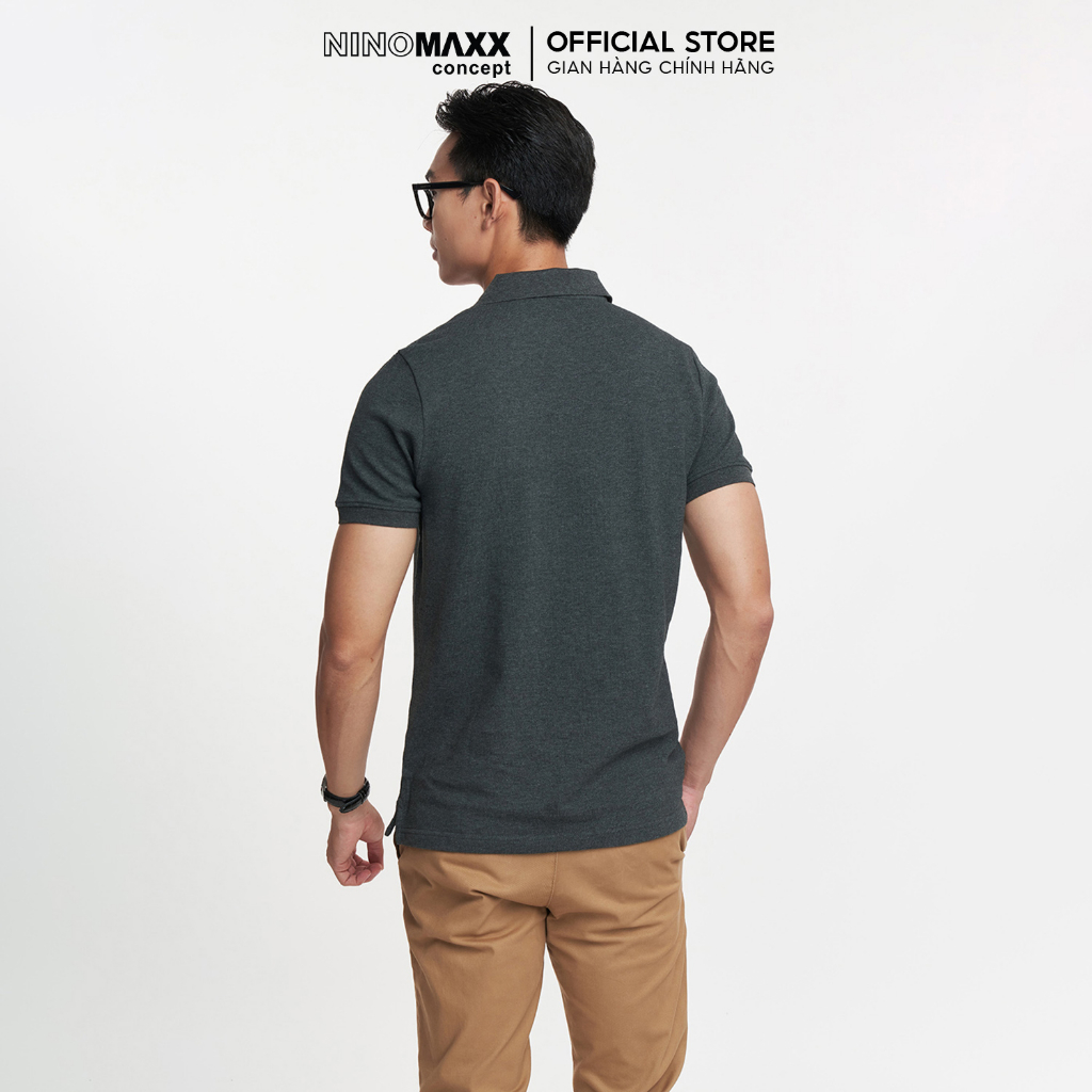 Premium Polo - Áo Polo Nam Melange Cotton co giãn thấm hút tốt 13 màu sắc 2212013