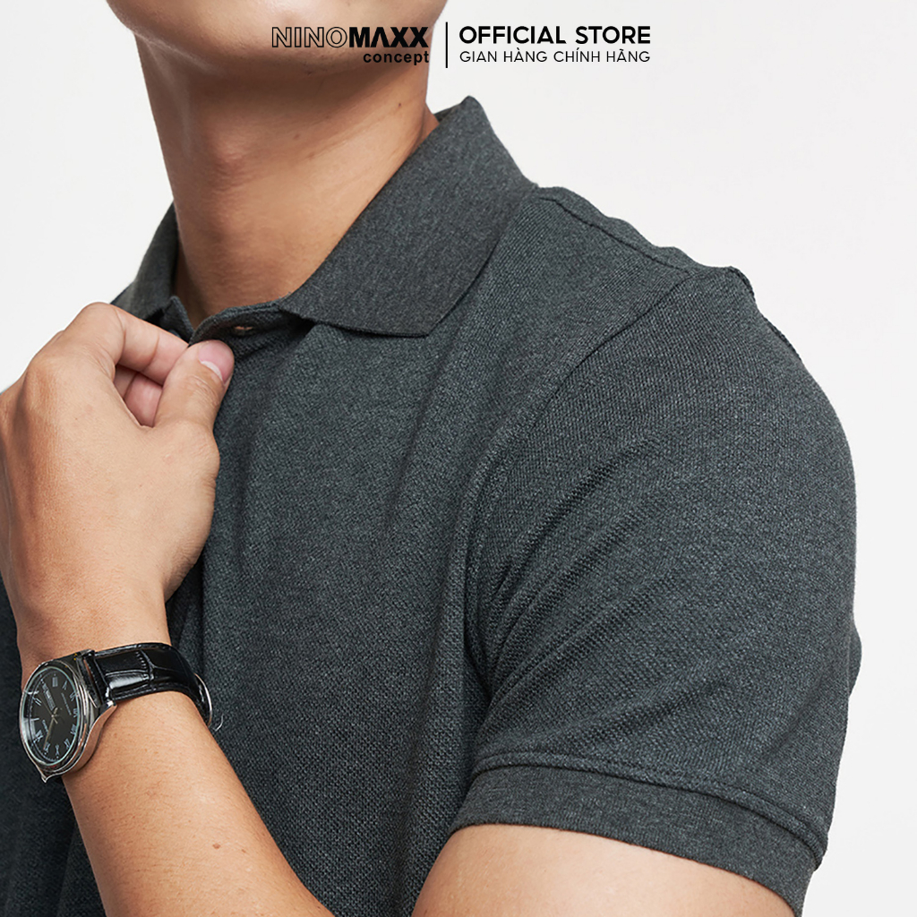 Premium Polo - Áo Polo Nam Melange Cotton co giãn thấm hút tốt 13 màu sắc 2212013