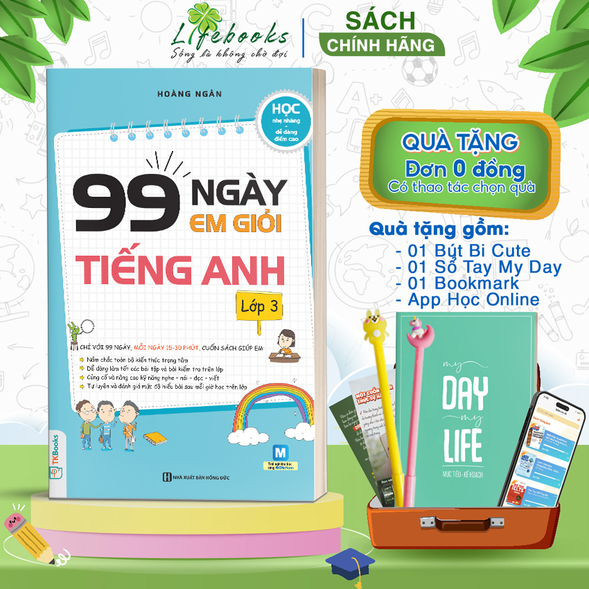 Sách 99 ngày em giỏi tiếng Anh - lớp 3