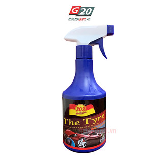 Chai dưỡng đen và bóng lốp (vỏ) xe 303 - 500ml