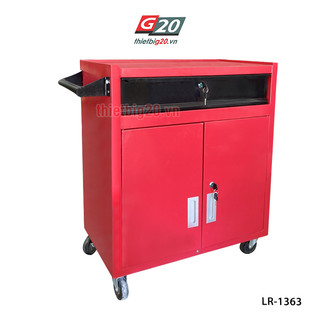 Tủ đồ nghề, dụng cụ 1 ngăn kéo, 2 cánh mở, có bánh xe và tay cầm LR-1363