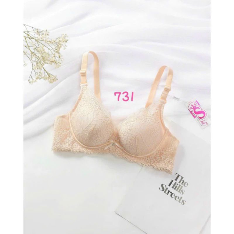 ÁO LÓT THÁI REN ĐỆM NGỰC 2,5CM KHÔNG GỌNG TẠO KHE HOÀN HẢO