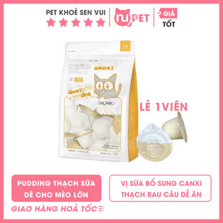 Pudding thạch sữa dê dành cho mèo