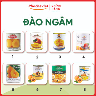Đào Ngâm Đủ Loại Lon 820g
