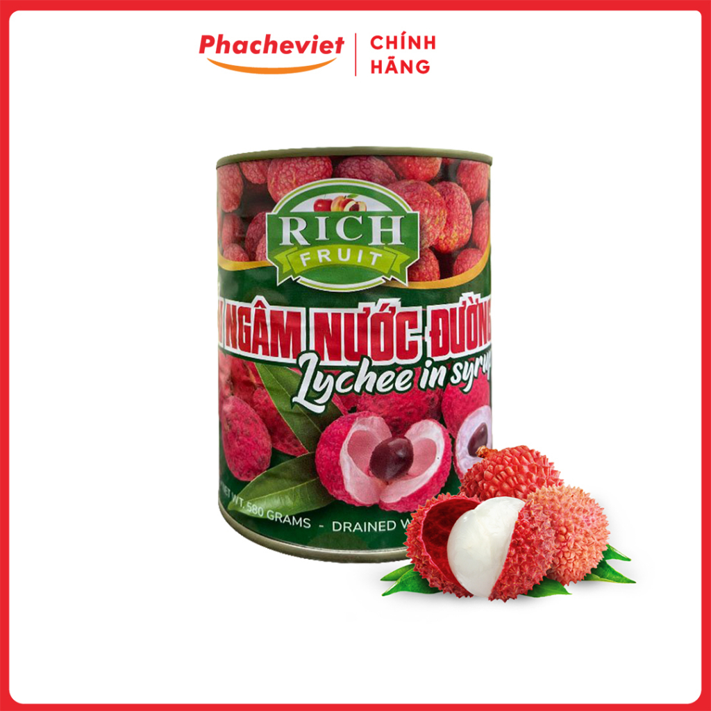 Vải Ngâm Nước Đường Đủ Loại 560G