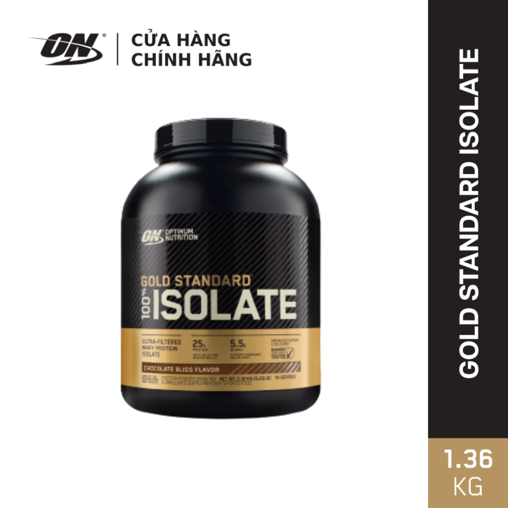Optimum Nutrition Gold Standard 100% Isolate, Chocolate Bliss, 3 lb