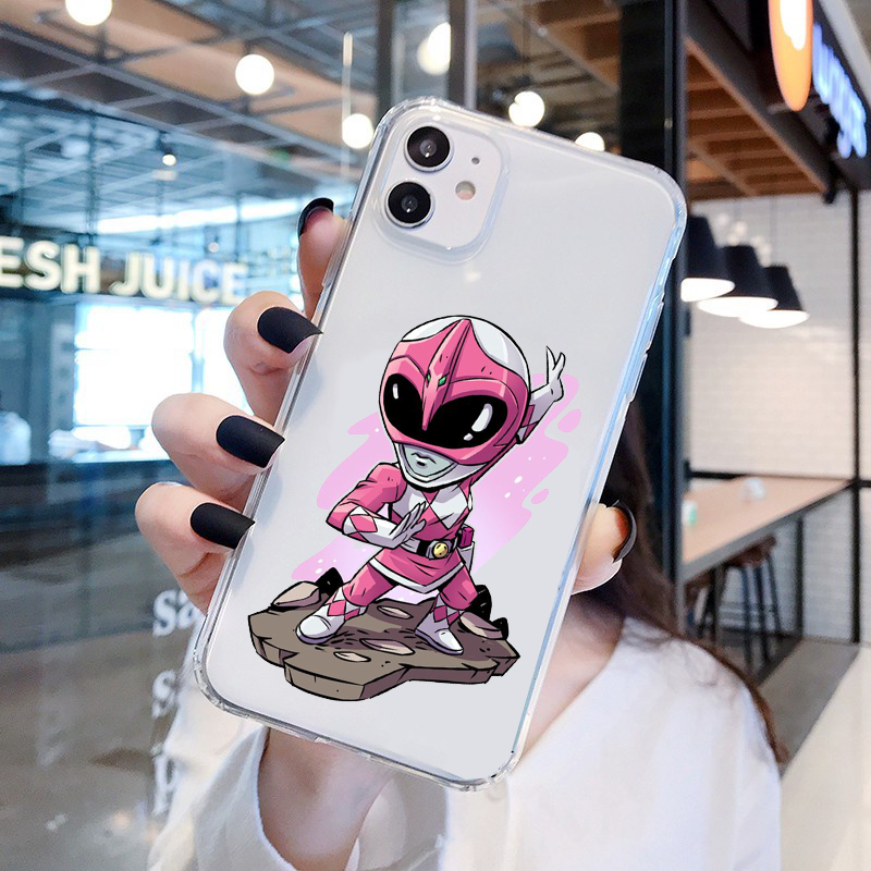 Ốp lưng iPhone siêu nhân hồng cute bảo vệ cam cho ip 6/6s/7/8/X/XS/11/12/13/14 Pro Plus Max uh324
