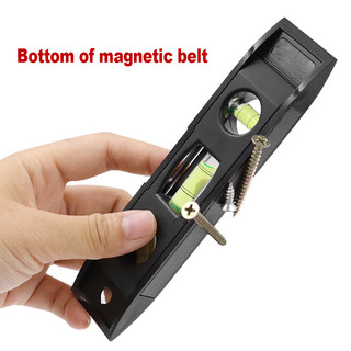 Dụng cụ đo độ cân bằng từ tính 15cm 3 ống, Thước đo cân bằng có nam châm thước đo thuỷ cân