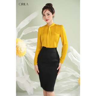 Chân váy dáng bút chì phối ren tôn dáng thanh lịch nhã nhặn phong cách công sở