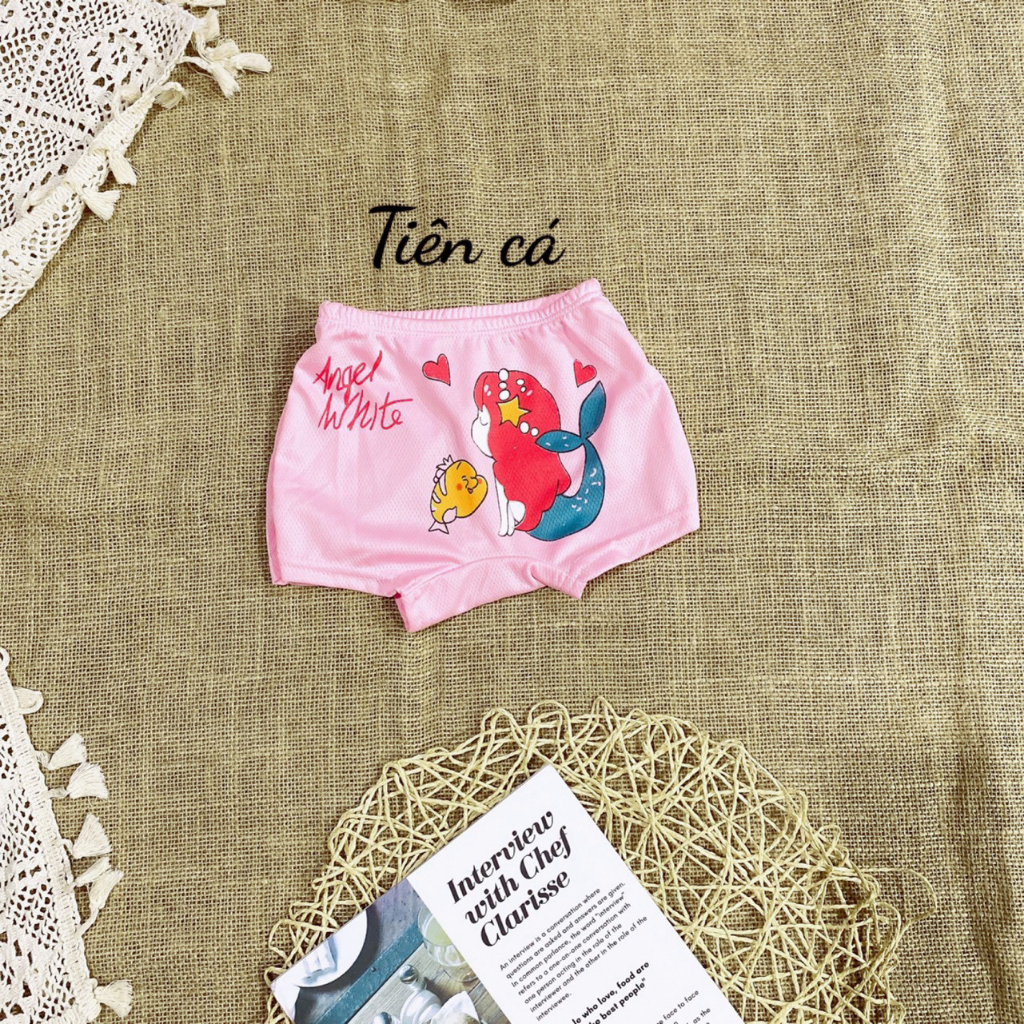 Quần chip bé gái - Quần lót bé gái xinh xắn QATE265 TB137
