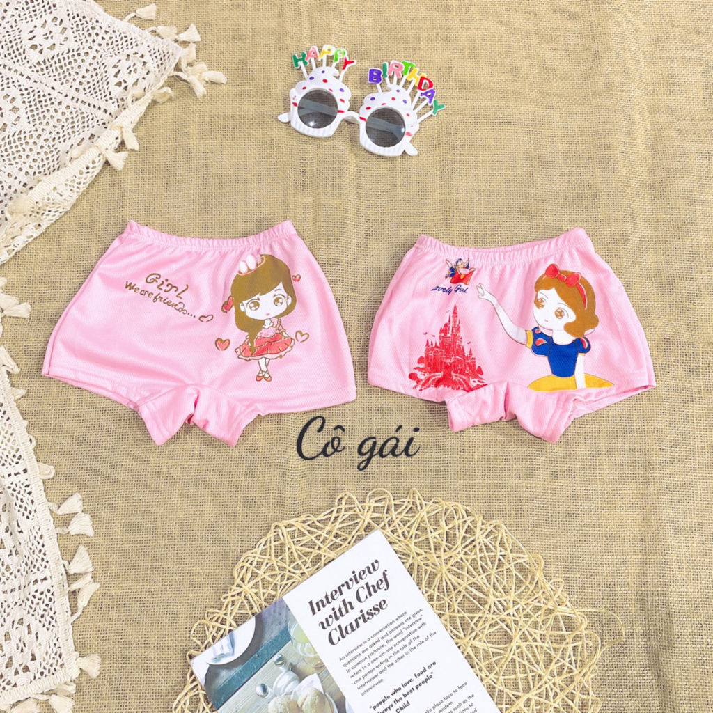 Quần chip bé gái - Quần lót bé gái xinh xắn QATE265 TB137