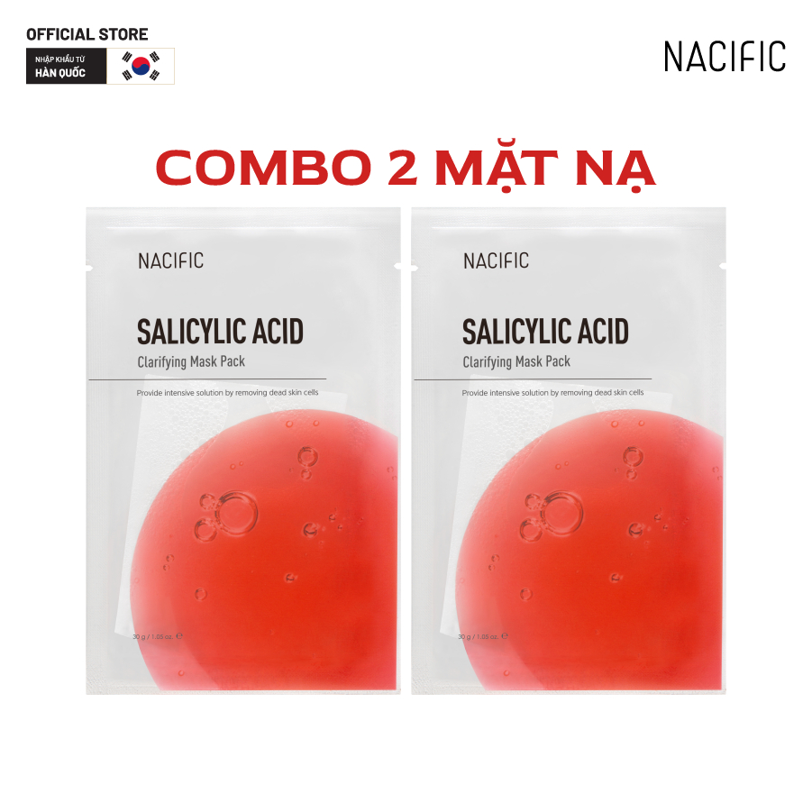 [QUÀ TẶNG KHÔNG BÁN] Combo 2 Nacific Mặt nạ Mask Pack ngẫu nhiên 30g