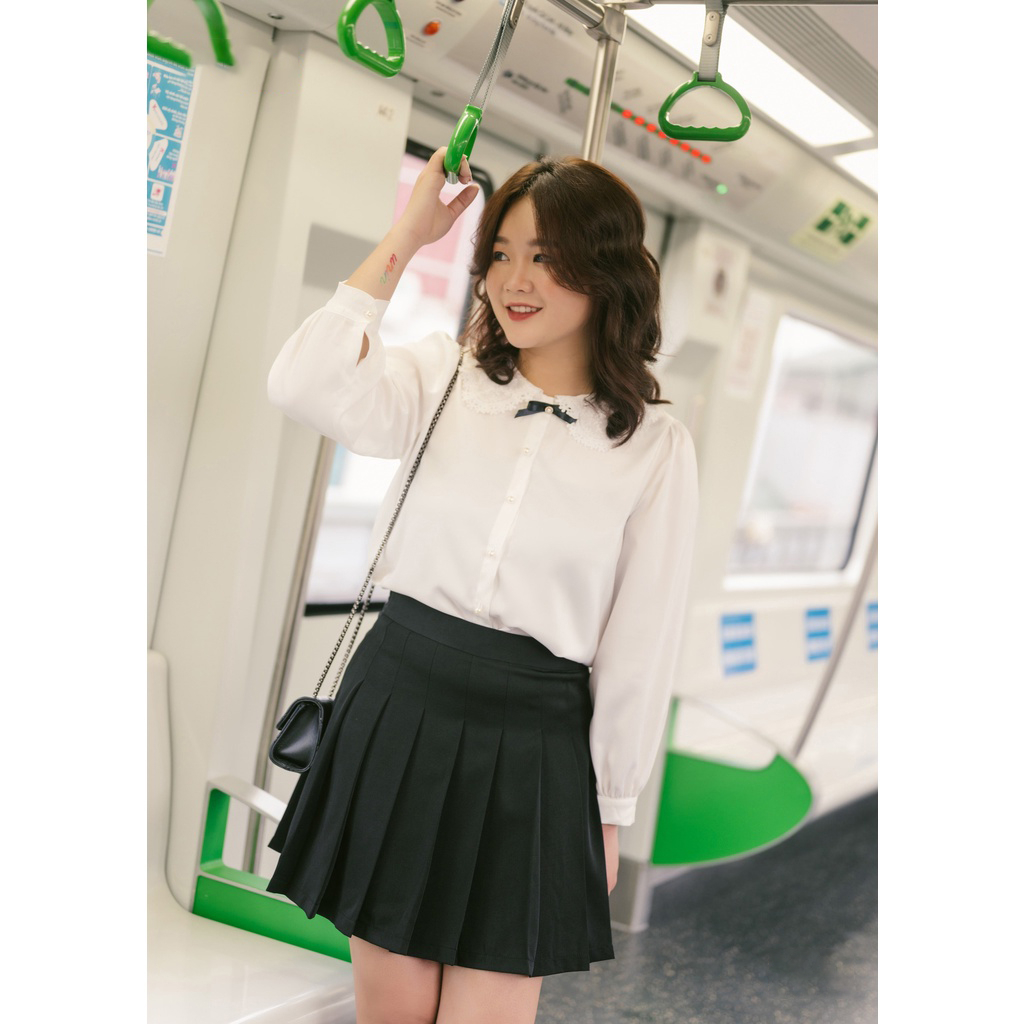 Chân váy xếp ly big size 60 -95kg tennit có lot trong