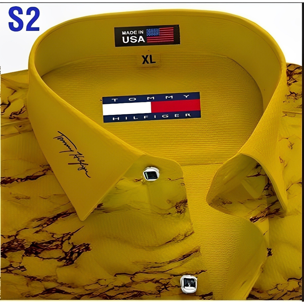 Mẫu 21 , Áo Sơ Mi Tay Ngắn In Hình Phong Cách Au Mỹ , Chất Liệu Vải Mát , Thời Trang Mùa Hè Dành Cho Nam