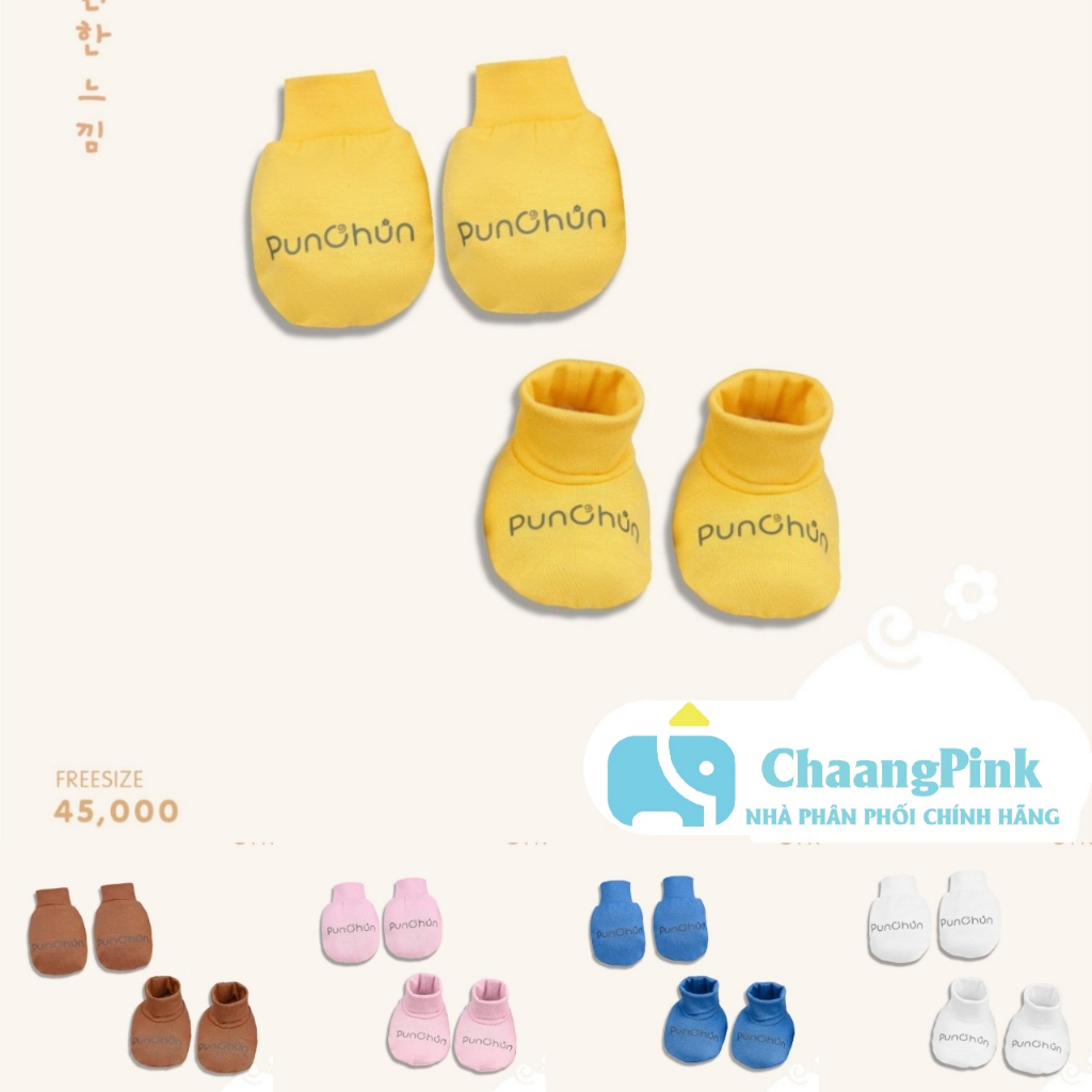 Set bao tay bao chân Punchun Buddies AW2023D05