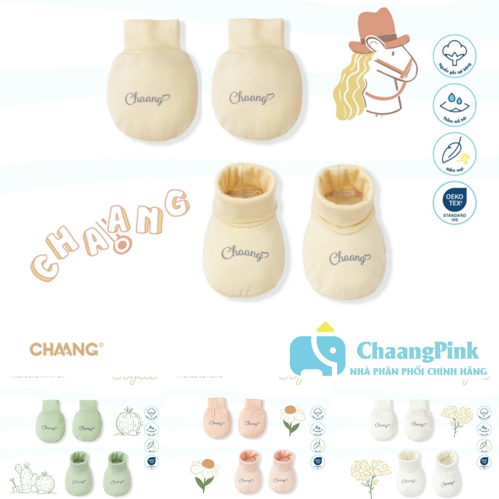Chaang set bao tay bao chân Treasure bảo vệ em bé AW2023D10