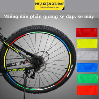 Dán phản quang cho vành xe đạp, phản quan xe máy