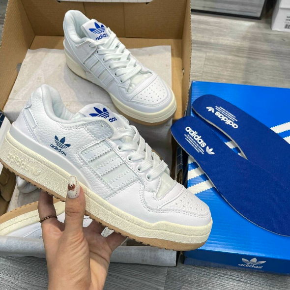 Giày Thể Thao_Adi_das_ Forum 84 Xanh Trắng , Giày thể thao nam nữ Adidas Forum Phối Màu / Hàng Hottrend
