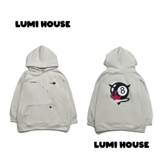 ÁO HOODIE BE NHẠT BI-A SỐ 8 H59 LUMIHOUSE
