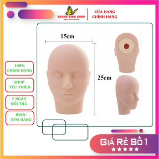 Đầu manocanh học nối mi, canh masage bấm huyệt, phun xăm